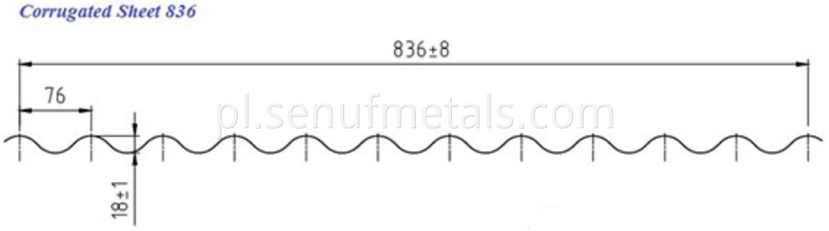 Corrugated Sheet 836